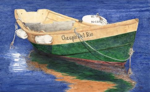 Cheapie Del Rio, Watercolor by Larry Rolph